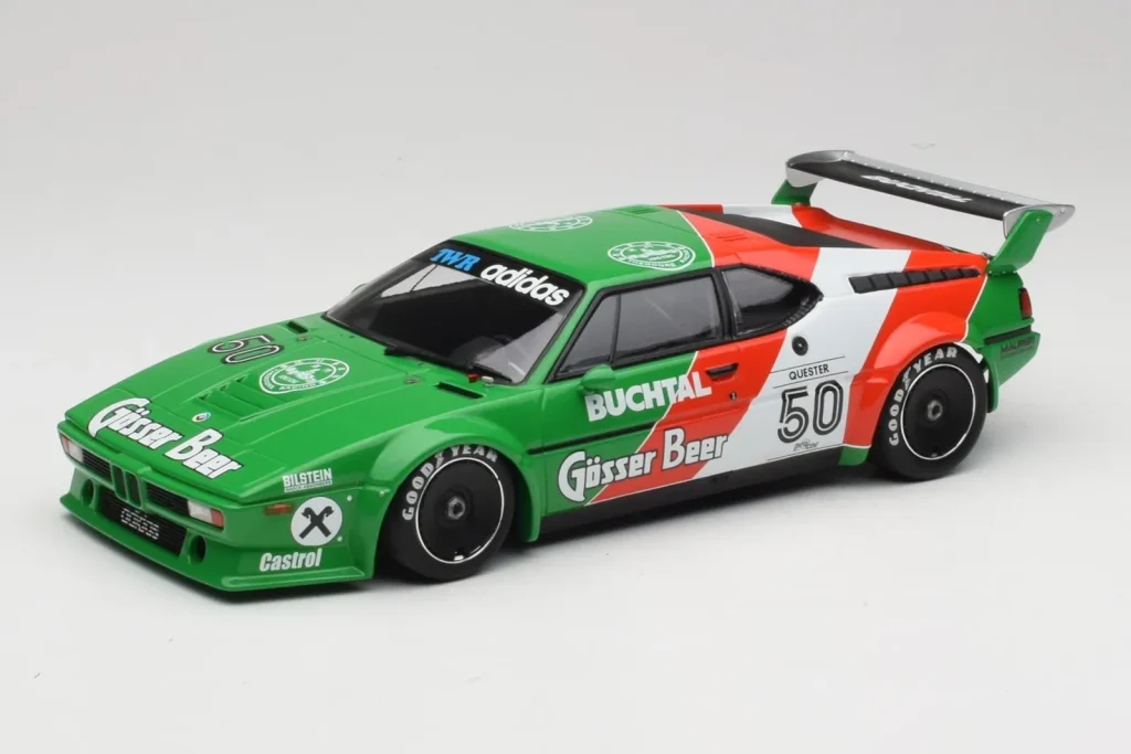 โมเดลรถ 1:18 BMW M1 Procar Walkinshaw Racing #50 D. Quester Procar Series ปี 1979 Minichamps (มือสอง)