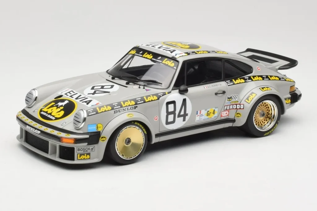 โมเดลรถ 1:18 Porsche 934 Anny-Charlotte Verney #84 A-C. Verney / R. Metge / P. Bardinon 24 Hours of Le Mans ปี 1979 Minichamps (มือสอง)