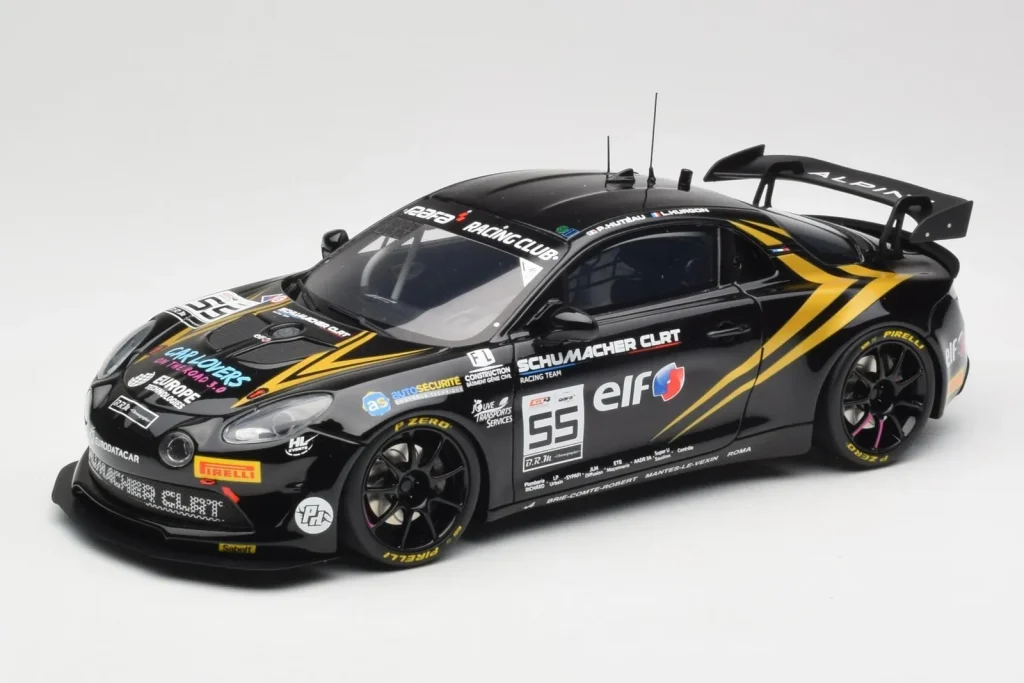 โมเดลรถ 1:18 Alpine A110 GT4 Evo #55 P. Huteau / L. Hurgon GT4 European Series ปี 2024 Otto