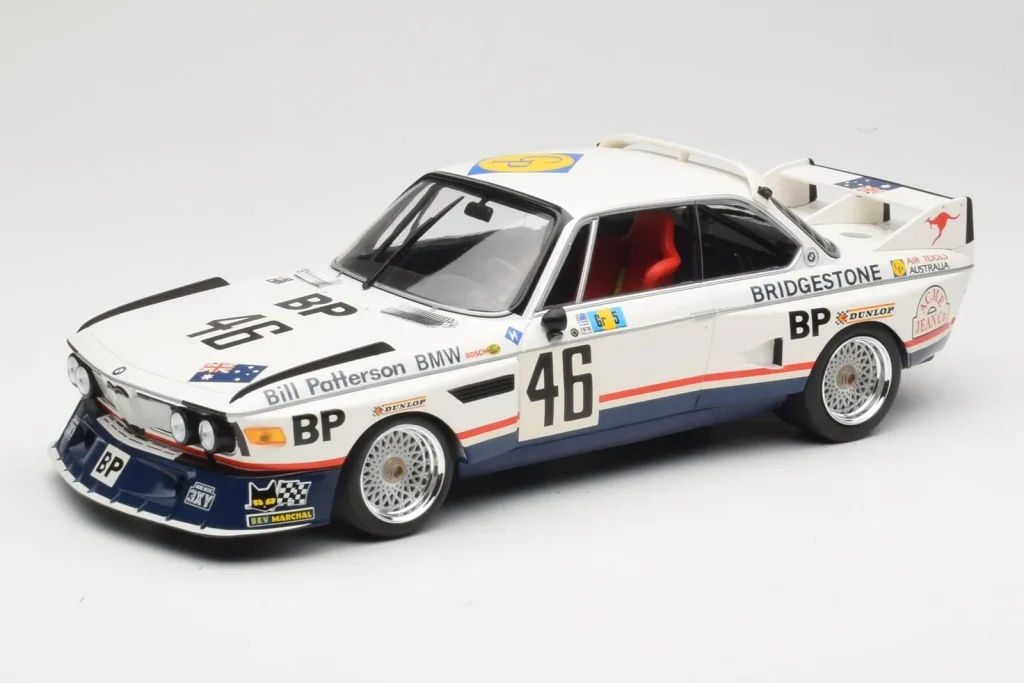 Model 1:18 BMW 3.5 CSL E9 #46 Team Brock P. Brock / F. Muir / J. Aubriet 24 Hours of Le Mans year 1976 Minichamps