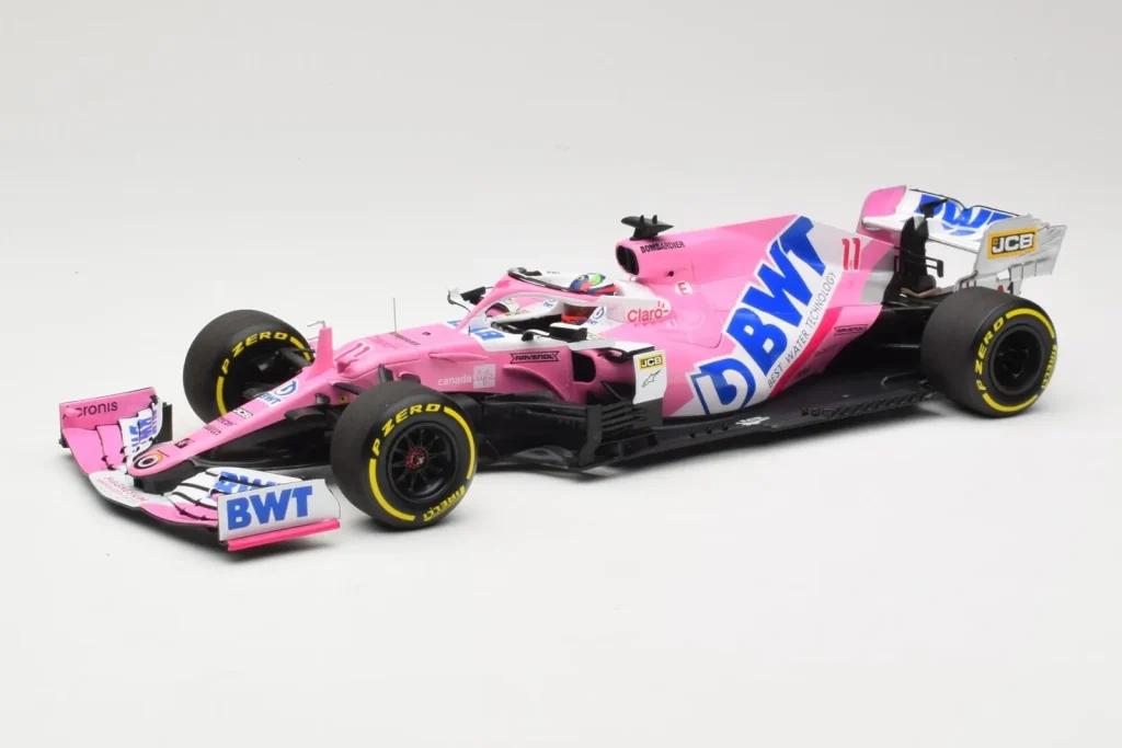 车型 1:18 BWT Racing Point RP20 #11 S. Perez Austrian GP 年 2020 Minichamps