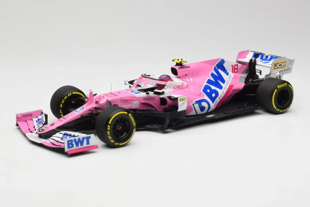 车型 1:18 BWT Racing Point RP20 #18 L. Stroll Austrian GP 年 2020 Minichamps