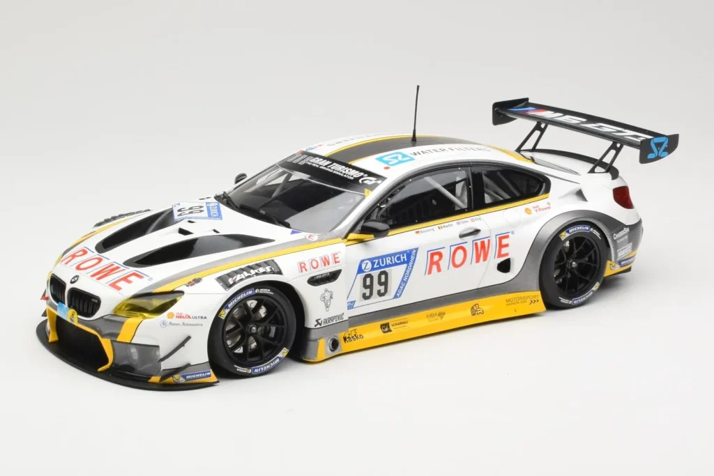โมเดลรถ 1:18 BMW M6 GT3 Rowe Racing #99 M. Basseng / M. Martin 24 Hours Nurburgring ปี 2017 Minichamps (มือสอง)