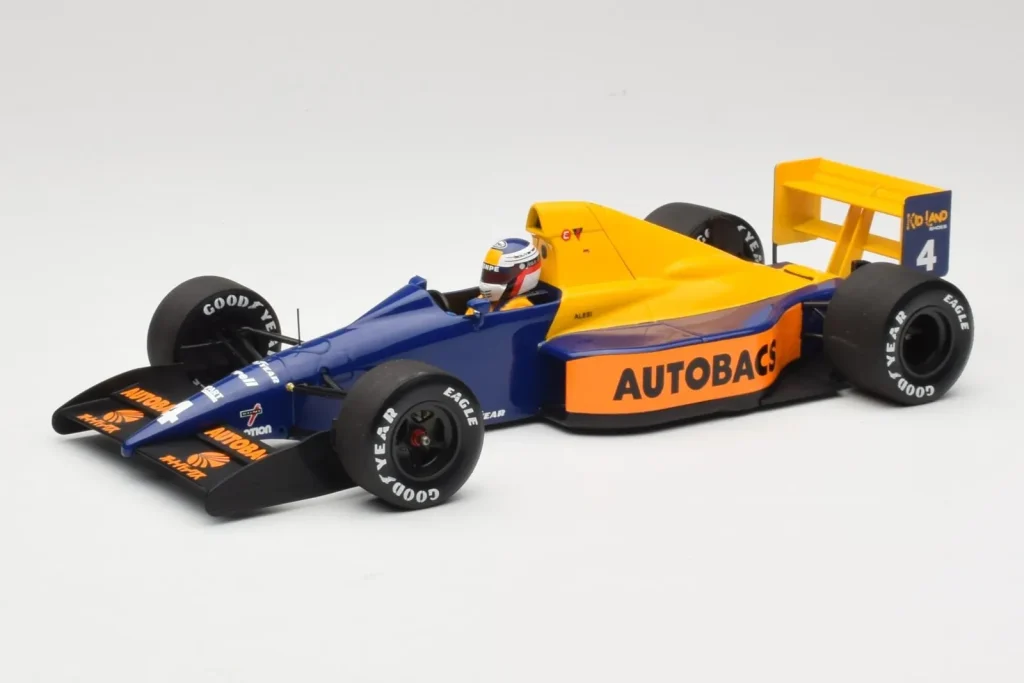 โมเดลรถ 1:18 Tyrrell Ford 018 #4 J. Alesi Japanese GP ปี 1989 Minichamps (มือสอง)