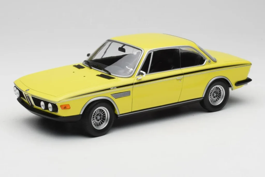 โมเดลรถ 1:18 BMW 3.0 CSL E9 สีเหลือง Minichamps [155028130] (มือสอง)