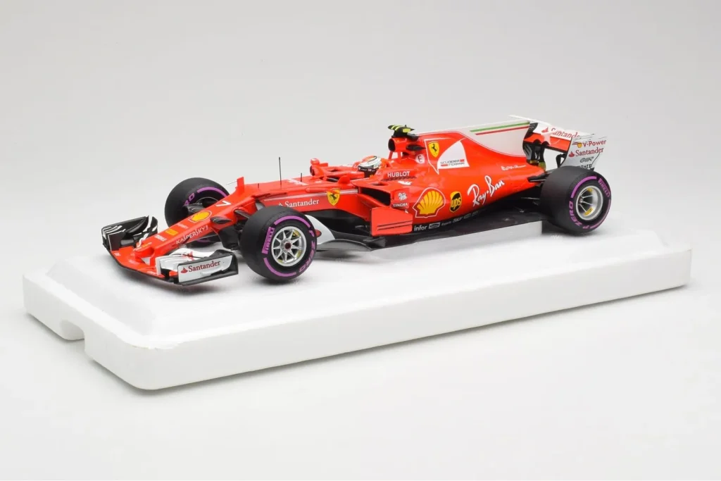 โมเดลรถ 1:18 Scuderia Ferrari SF70H #7 K. Raikkonen Australian GP ปี 2017 BBR (มือสอง)