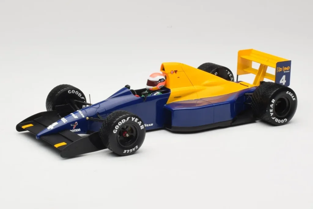 โมเดลรถ 1:18 Tyrrell Ford 018 #4 J. Herbert Belgian GP ปี 1989 Minichamps (มือสอง)