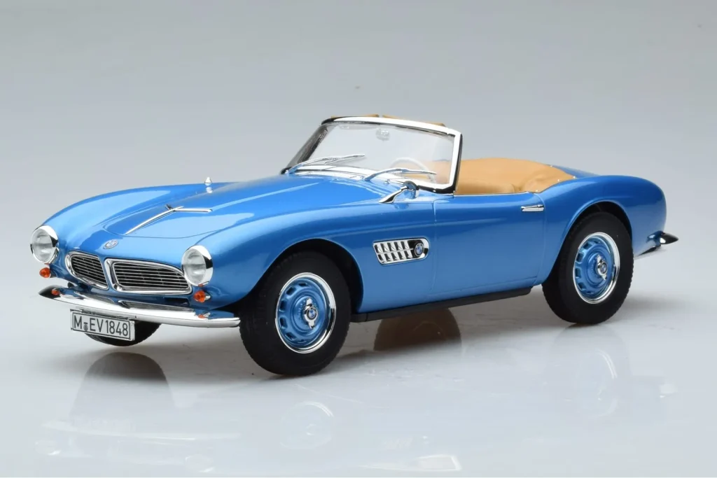 โมเดลรถ 1:18 BMW 507 สีน้ำเงิน Norev