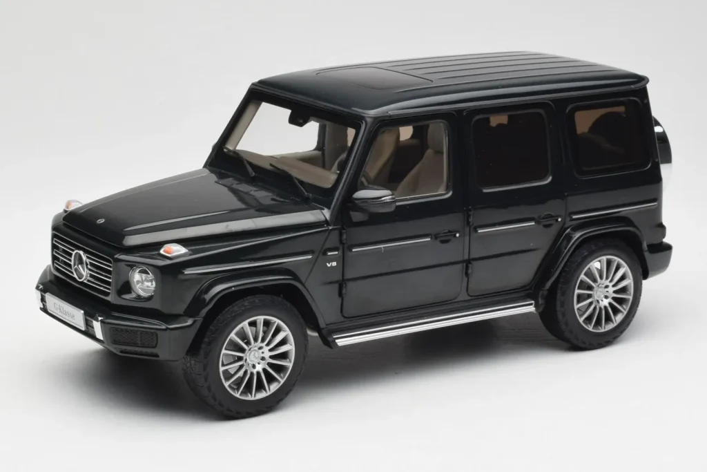 โมเดลรถ 1:18 Mercedes G-Class G500 W463A Emerald สีเขียว Minichamps (มือสอง)