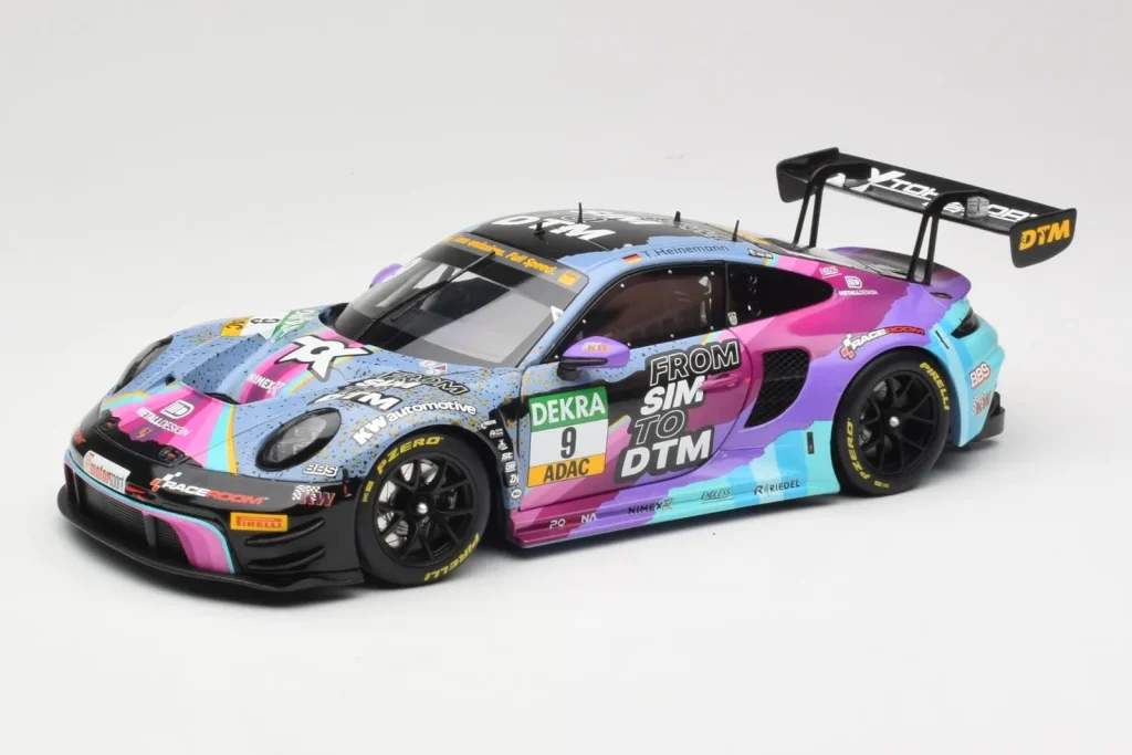 车型 1:18 Porsche 911 992 GT3 R Team WRT #9 T. Heinemann DTM 年 2023 Minichamps