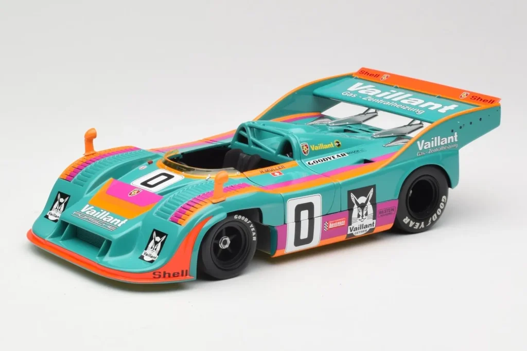 โมเดลรถ 1:18 Porsche 917/20 Vaillant Racing #0 G. Muller Winner Interserie ปี 1975 Minichamps (มือสอง)