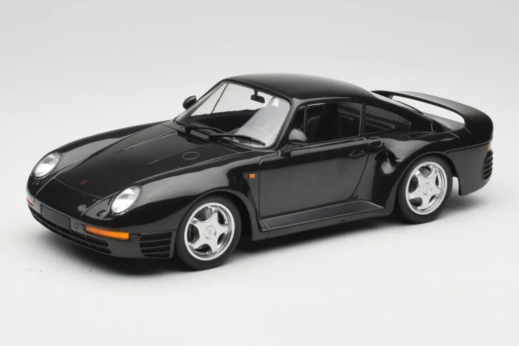 โมเดลรถ 1:18 Porsche 959 สีเทาเมทัลลิก Minichamps (มือสอง)