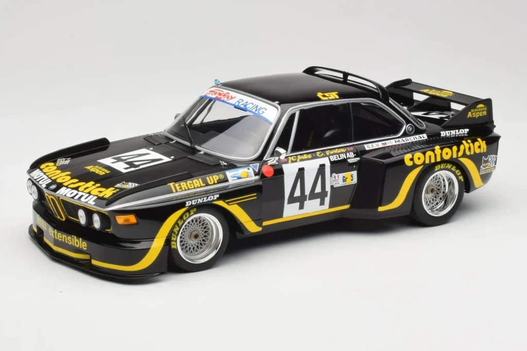 车型 1:18 BMW 3.5 CSL E9 #44 A.S.P.M. Tanday Music J-C. Justice / J. Belin 24 Hours of Le Mans 年 1976 Minichamps