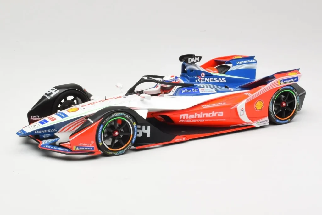 โมเดลรถ 1:18 Mahindra M5Electro Mahindra Racing #64 J. D’Ambrosio Formula E Season 5 ปี 2019 Minichamps (มือสอง)