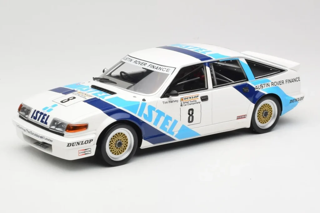โมเดลรถ 1:18 Rover Vitesse SD1 Istel T. Harvey Winner Class A Dunlop RAC BTCC ปี 1987 Minichamps (มือสอง)