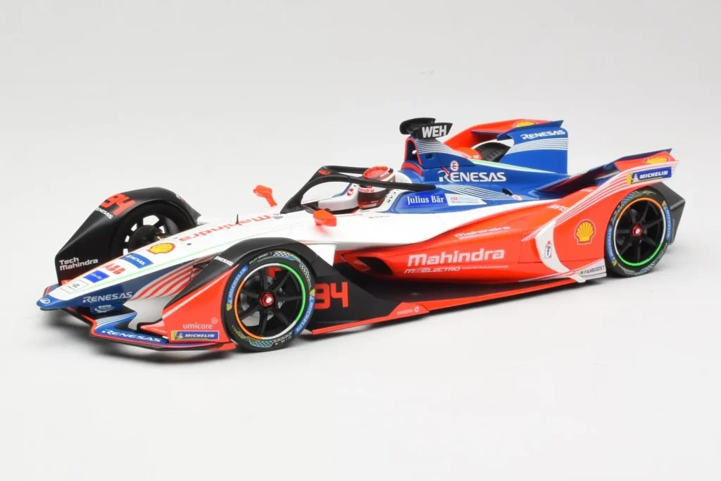 โมเดลรถ 1:18 Mahindra M5Electro Mahindra Racing #94 F. Rosenqvist Formula E Season 5 ปี 2019 Minichamps (มือสอง)
