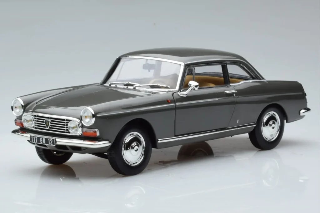 Model 1:18 Peugeot 404 Coupe Graphite Grey Norev