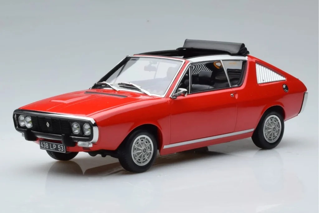 车型 1:18 Renault 17 Gordini Decouvrable 红色 Norev