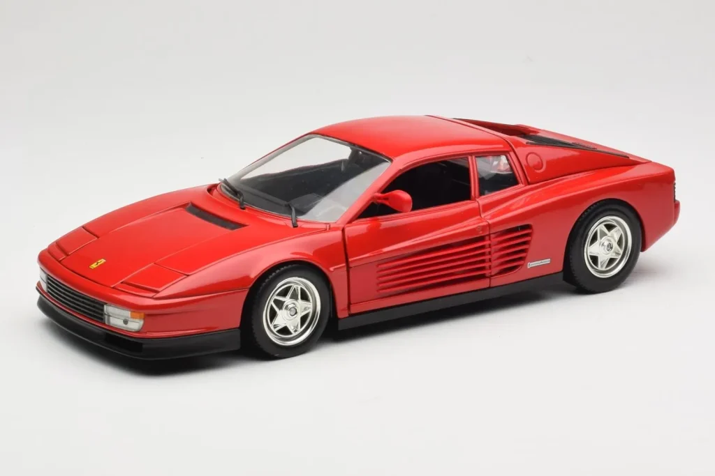 โมเดลรถ 1:18 Ferrari Testarossa สีแดง Hot Wheels (มือสอง)