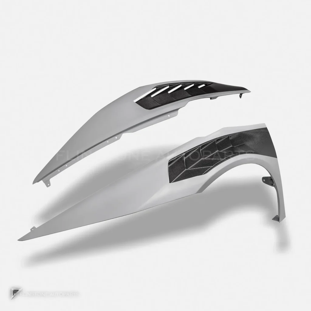 แก้มข้างมีช่องระบายคาร์บอนไฟเบอร์ Lamborghini Huracan Tecnica RYFT