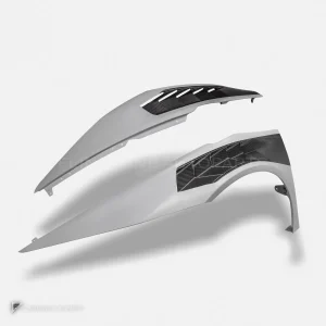 แก้มข้างมีช่องระบายคาร์บอนไฟเบอร์ Lamborghini Huracan Tecnica RYFT