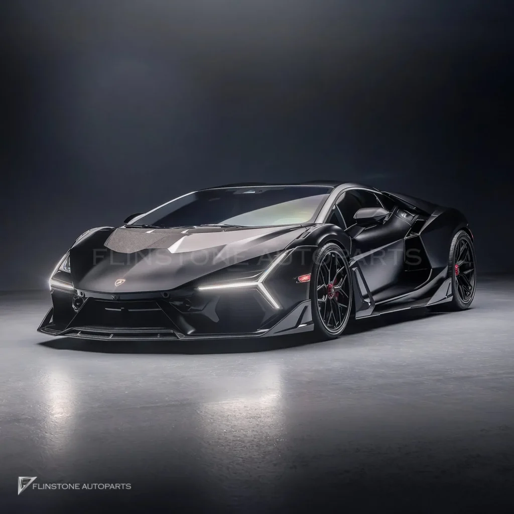 ฝากระโปรงหน้า ทรง Race คาร์บอนไฟเบอร์ Lamborghini Revuelto RYFT