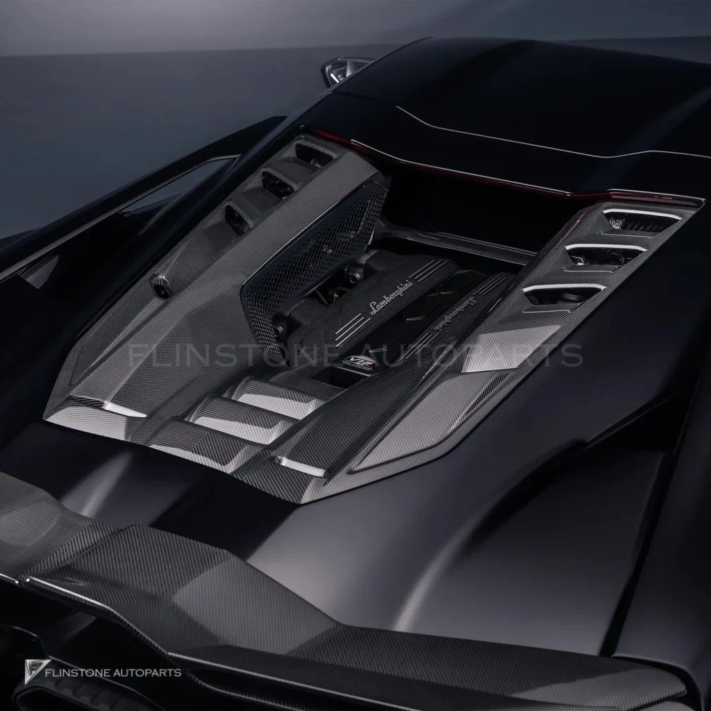 ฝาครอบห้องเครื่องคาร์บอนไฟเบอร์ Lamborghini Revuelto RYFT