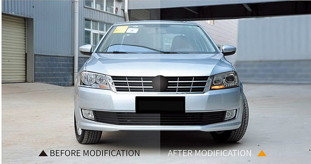 ไฟหน้า ซีนอน Volkswagen Lavida ปี 12-14 ทรง SHIYU
