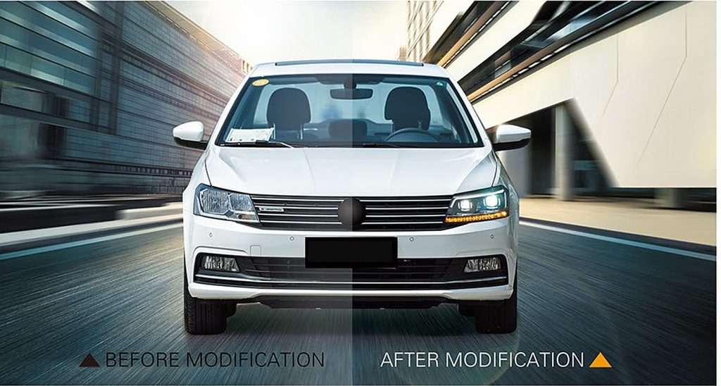 ไฟหน้า ซีนอน Volkswagen Lavida ปี 15-17 ทรง SHIYU