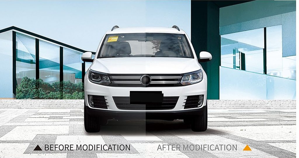 Headlights xenon Volkswagen Tiguan year 13-16 style SHIYU