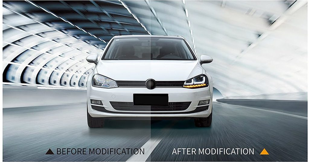 大灯氙气 Volkswagen GOLF MK7 年 14-17 款式 SHIYU