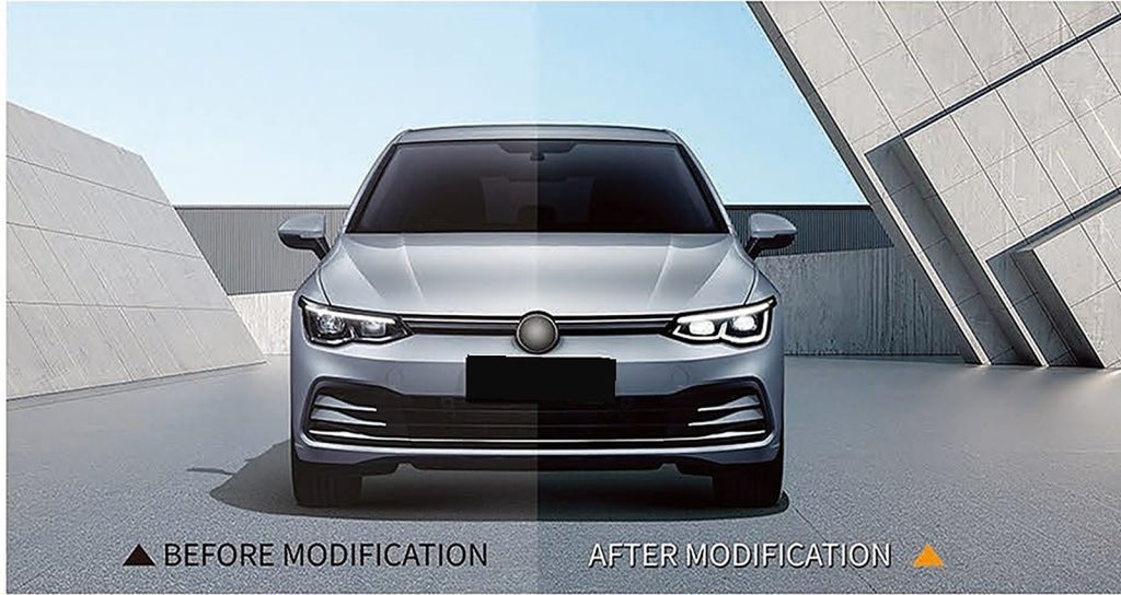 ไฟหน้า LED Volkswagen GOLF MK8 ปี 22 ทรง SHIYU