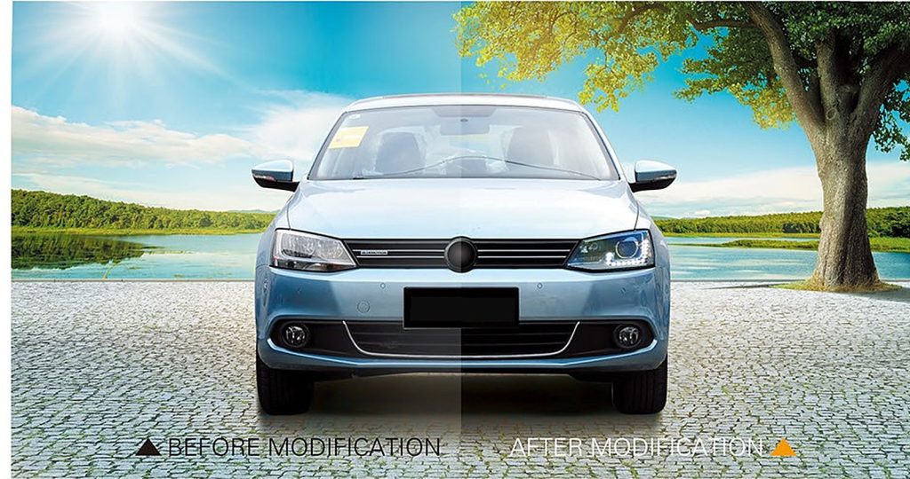 ไฟหน้า ซีนอน Volkswagen Sagitar ปี 12-17 ทรง SHIYU (ทรง GLI)
