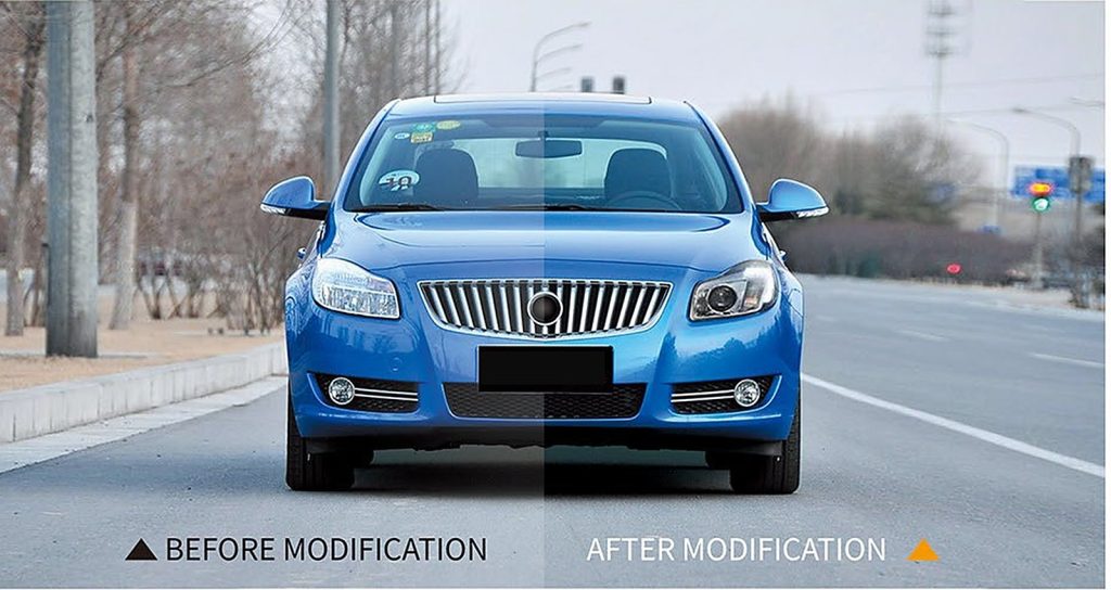 ไฟหน้า ซีนอน Buick Regal ปี 09-13 ทรง SHIYU