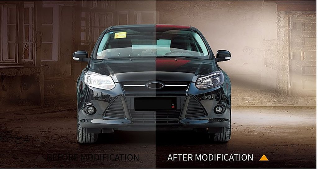 ไฟหน้า ซีนอน Ford Focus MK3 ปี 12-14 ทรง SHIYU