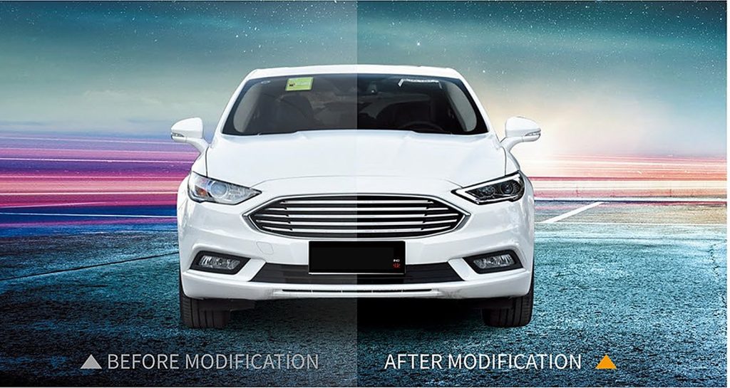 ไฟหน้า LED Ford Mondeo ปี 17-20 ทรง SHIYU