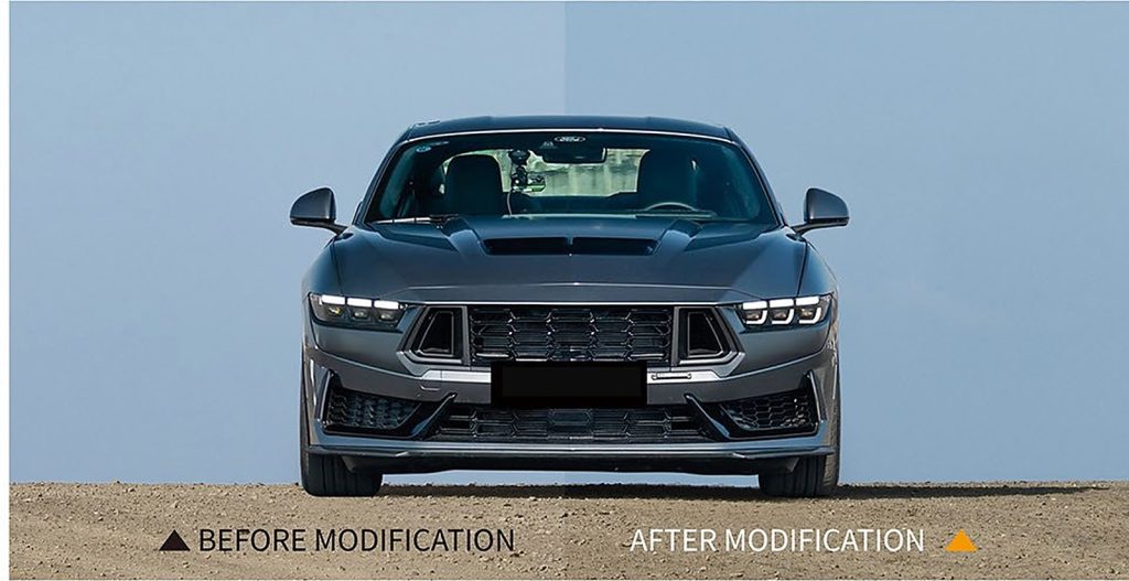 ไฟหน้า LED ทั้งดวง Ford MUSTANG ปี 2025 ทรง SHIYU (ไฟวิ่ง)