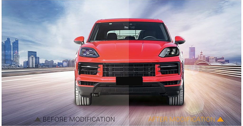 ไฟหน้า LED แมทริกซ์ PORSCHE Cayenne 9Y0.2 ปี 24 ทรง SHIYU