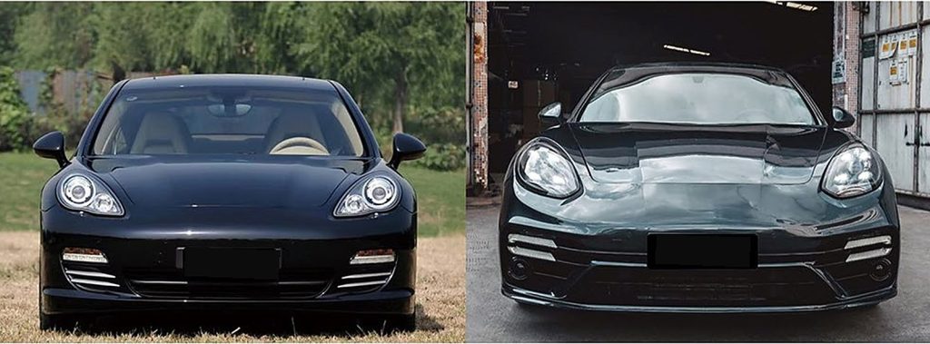 ไฟหน้า LED แมทริกซ์ PORSCHE Panamera ปี 10-13 ทรง SHIYU