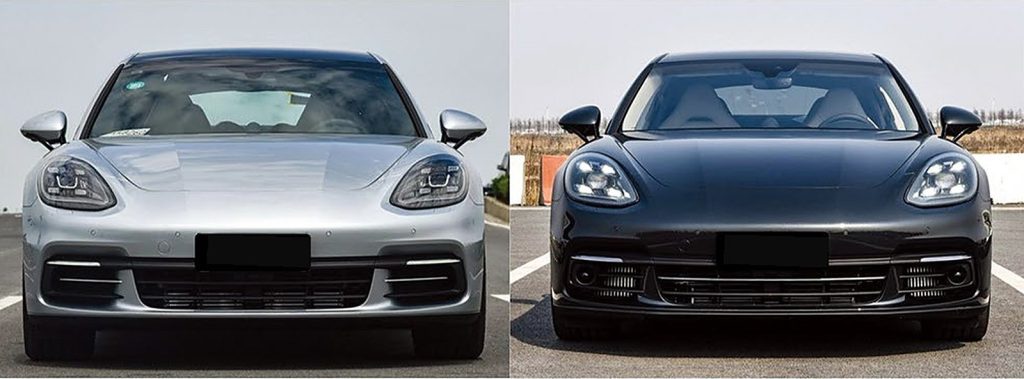 ไฟหน้า LED แมทริกซ์ PORSCHE Panamera ปี 17-22 ทรง SHIYU