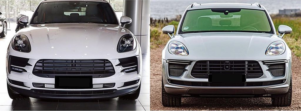 ไฟหน้า LED แมทริกซ์ PORSCHE Macan ปี 18-21 ทรง SHIYU