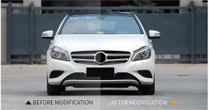 ไฟหน้า LED MERCEDES BENZ A-Class W176 ปี 10-18 ทรง SHIYU