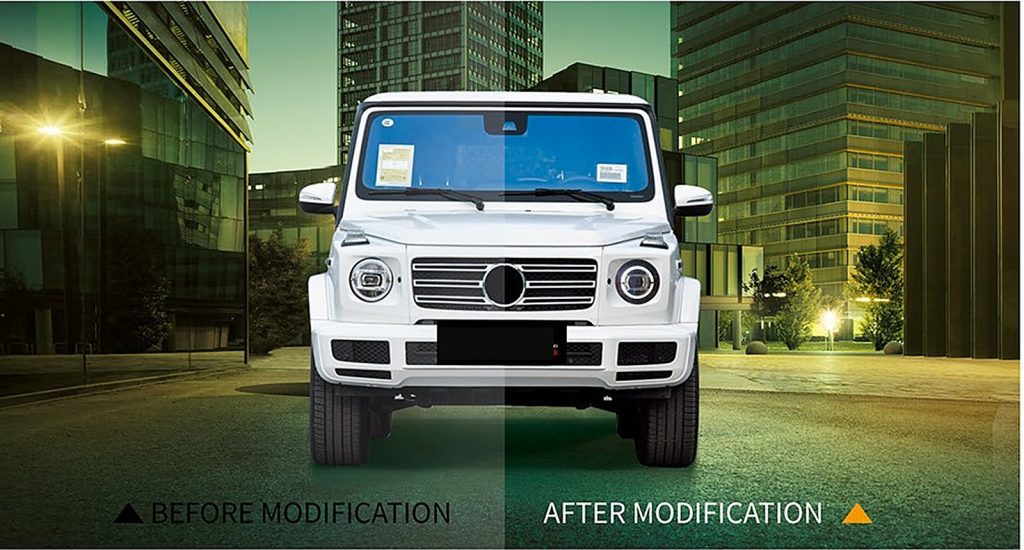 ไฟหน้า LED MERCEDES BENZ G-Class W464 ปี 19-22 ทรง SHIYU