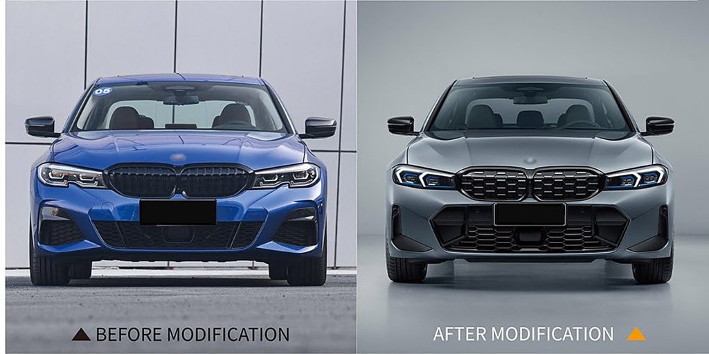 ไฟหน้า LED BMW 3 Series G20 ปี 20-22 ทรง SHIYU (เปลี่ยนกันชน · ทรงปี 23)