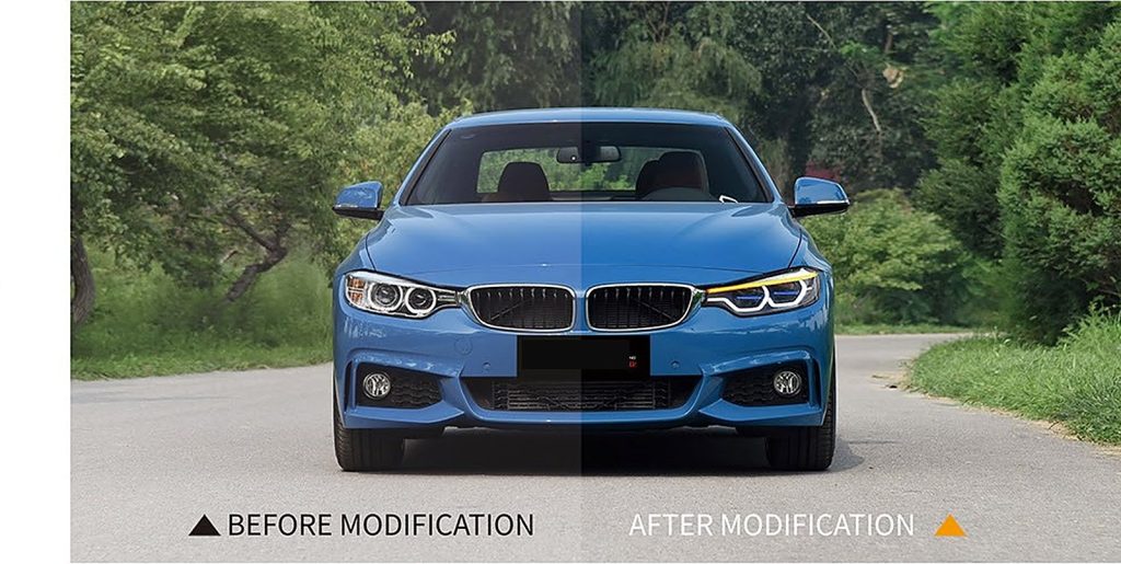 ไฟ BMW 4 Series F32 ปี 13-20 ทรง SHIYU