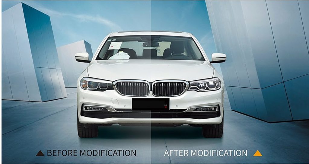 ไฟหน้า LED BMW 5 Series G30 ปี 18-20 ทรง SHIYU