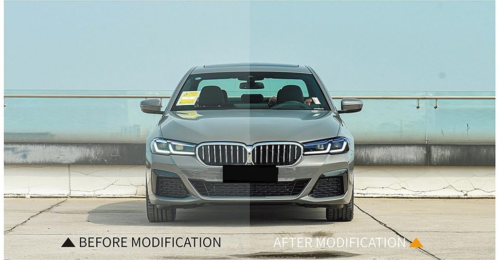 ไฟหน้า เลเซอร์ BMW 5 Series G30 ปี 21-22 ทรง SHIYU