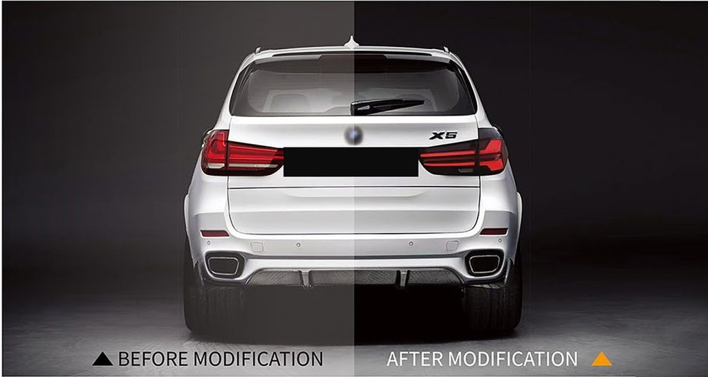 ไฟท้าย LED BMW X5 F15 ปี 13-18 ทรง SHIYU