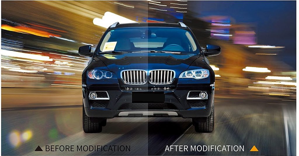 ไฟหน้า LED BMW X6 E71 ปี 08-13 ทรง SHIYU