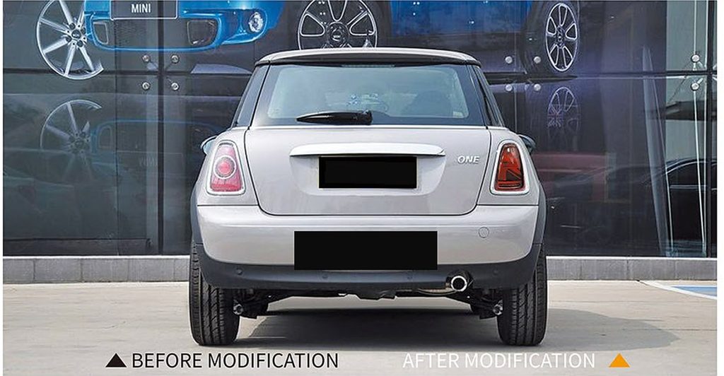 ไฟท้าย LED MINI COOPER R56 ปี 08-13 ทรง SHIYU (ลายธงอังกฤษ)